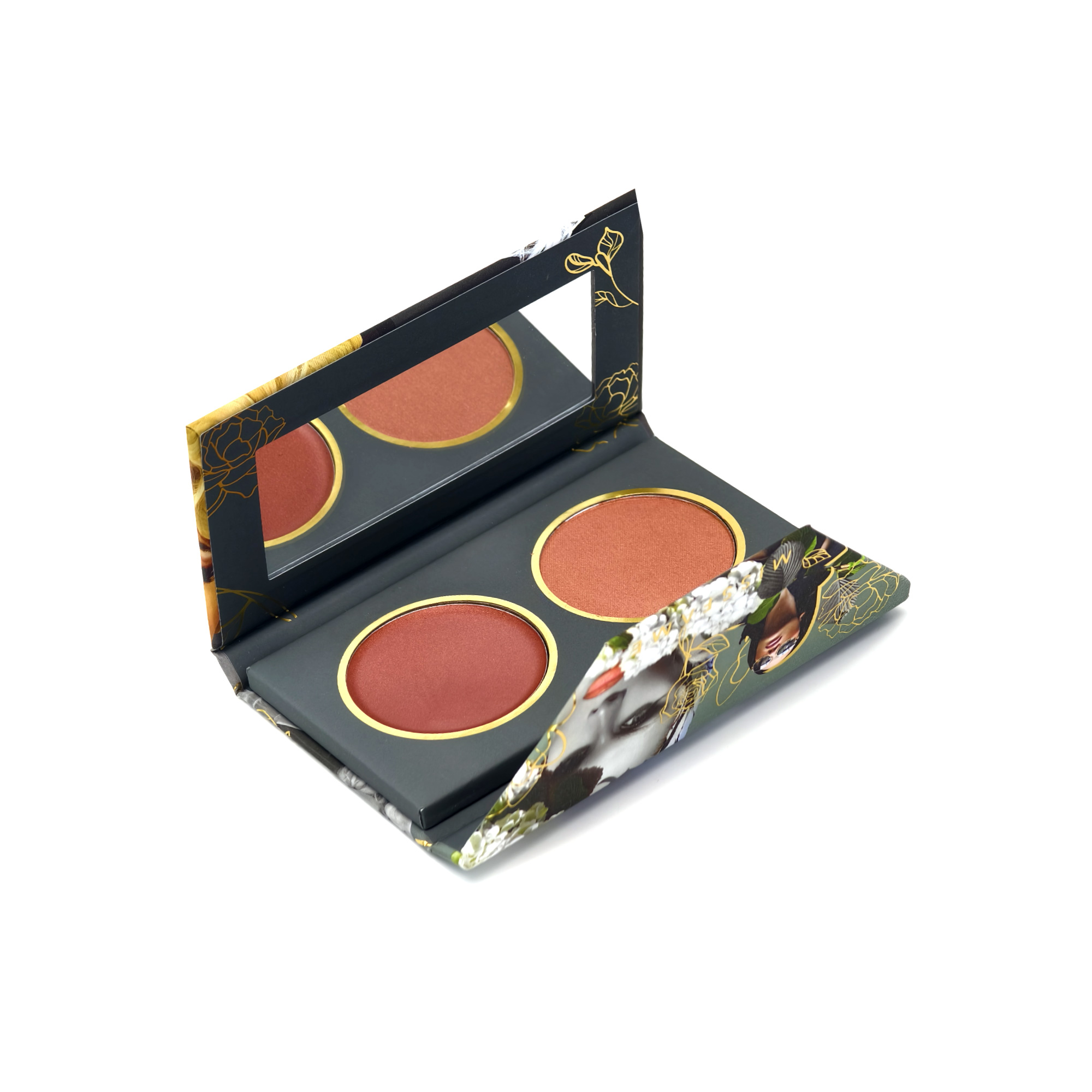 Dual-color-powder-palette